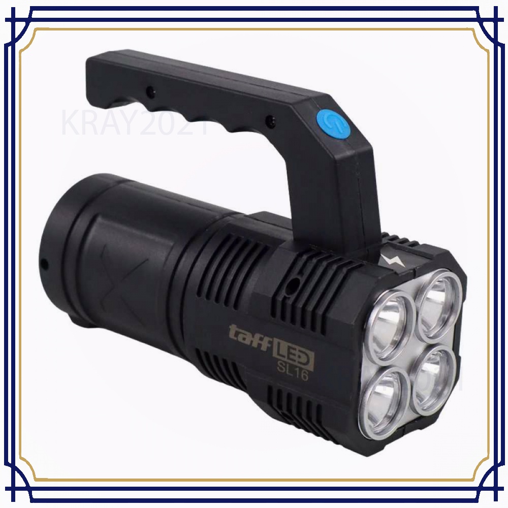 TaffLED Senter Darurat Flashlight Rechargeable LED+COB 1200mAh - SL16