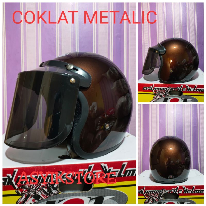 HELM BOGO JPN PRIA WANITA DEWASA SNI ORIGINAL