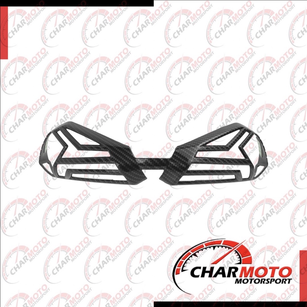 Cover Tutup Variasi Lampu Stop Belakang Yamaha Nmax New Karbon Carbon Nemo Original PNP - Charmoto