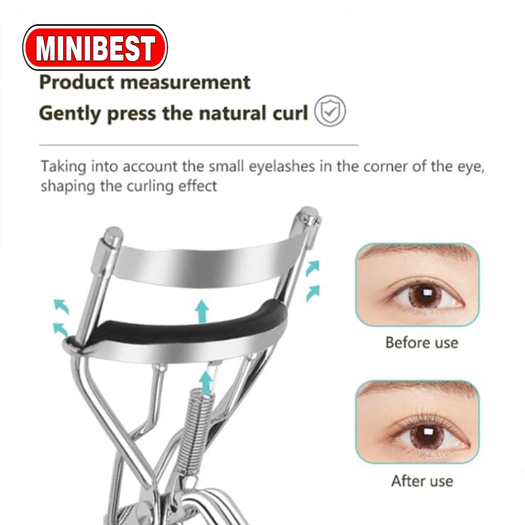 [MB] Penjepit Bulu Mata Stainless Steel / Pelentik Bulu mata / Eyelash Curler BM-02