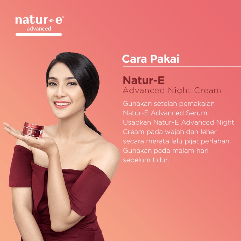 ORIGINAL Natur-E Advanced Anti-Aging Night Cream 30gr / Natur E / LEDI MART