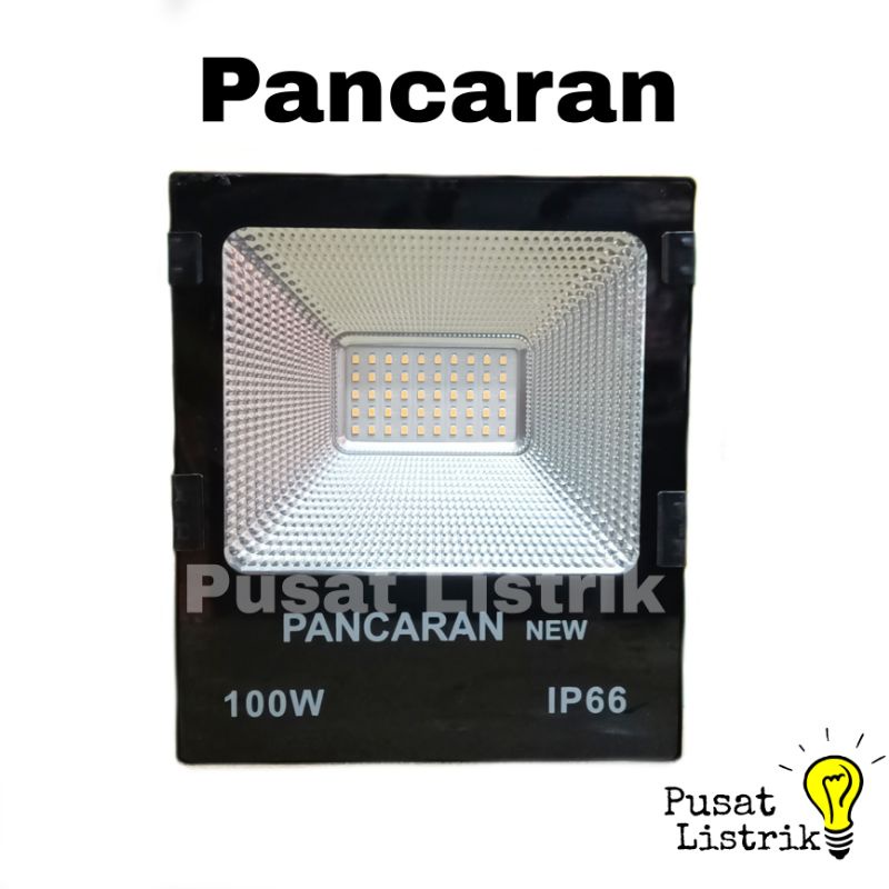 Lampu Sorot LED 100Watt Pancaran + Bubble Wrap Lampu Tembak LED 30W 50W 100W Pancaran