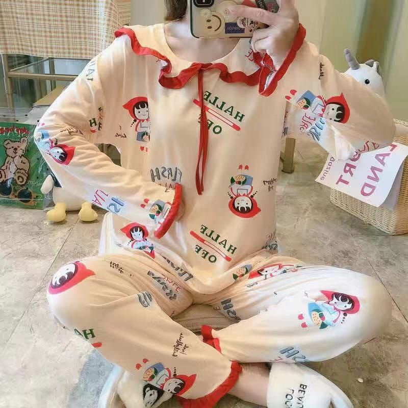 BAJU TIDUR WANITA DEWASA/PIYAMA RENDA PP/BAJU TIDUR IMPORT MURAH-4