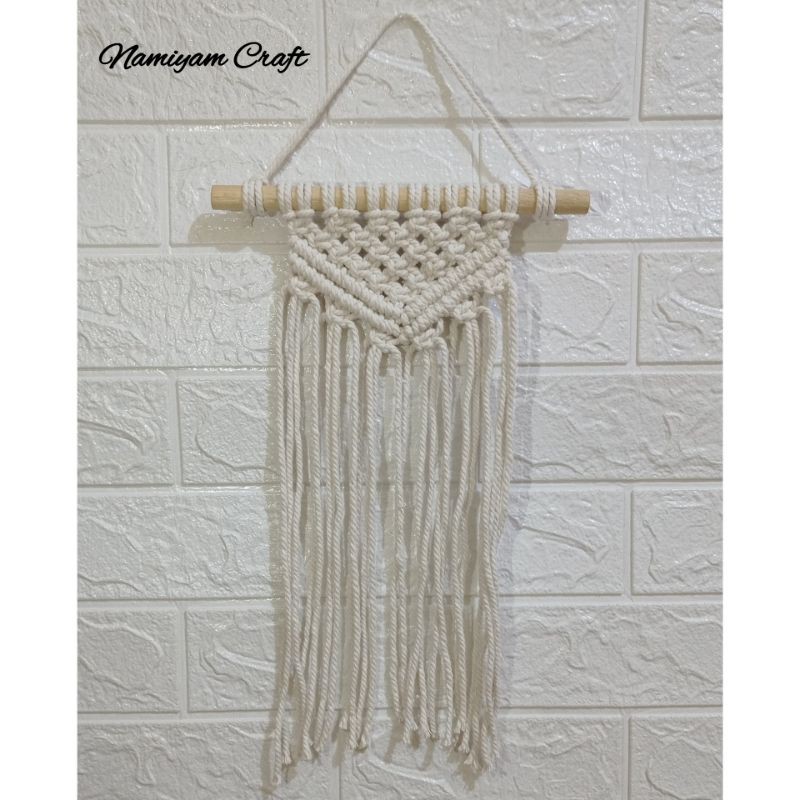 Hiasan Dinding Macrame | Wall Hanging Macrame | Gantungan Dinding