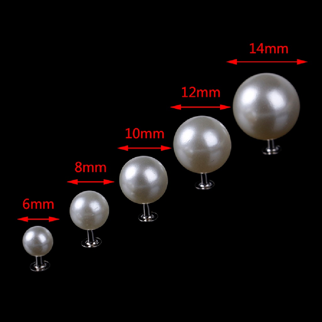 Kancing Rivet Mutiara Untuk Dekorasi Pakaian Topi Tas Dan Scrapbook