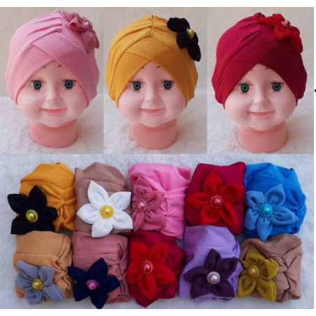 Turban Anak Bunga N1