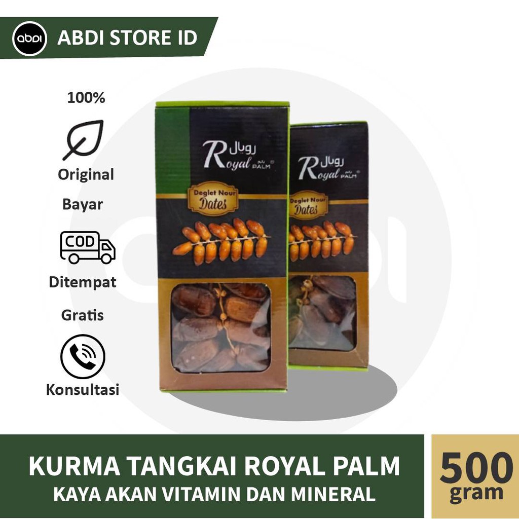 

Kurma Tangkai Royal Palm 500 gr