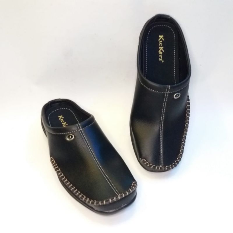 Sepatu selop habib bahar/sandal selop hitam habib bahar