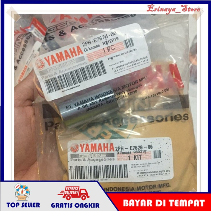ORIGINAL YGP Rumah Roller Assy 1 Set Roller Slider Bosh Motor Yamaha Mio M3 Z Soul GT 125 2PH 2SX Or