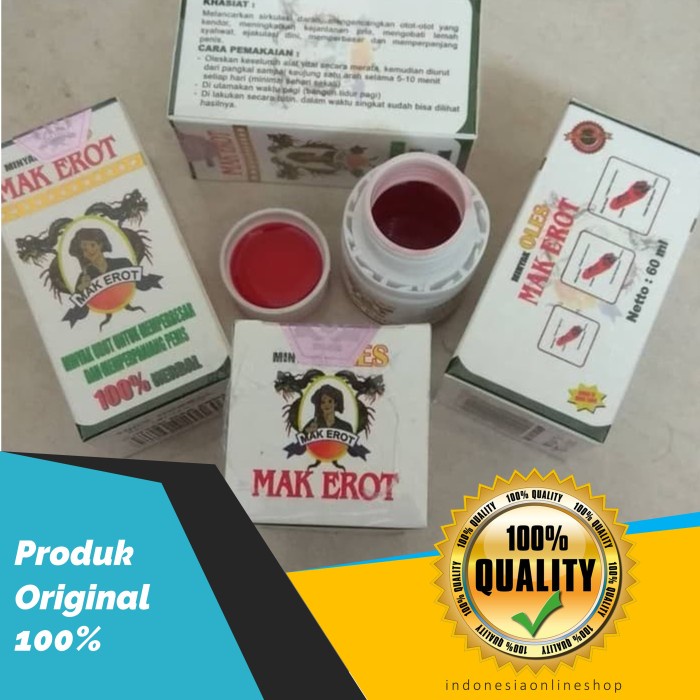 Minyak Mak Erot Oil Original - Minyak Urut Mak Erot ASLI- PEMBESAR