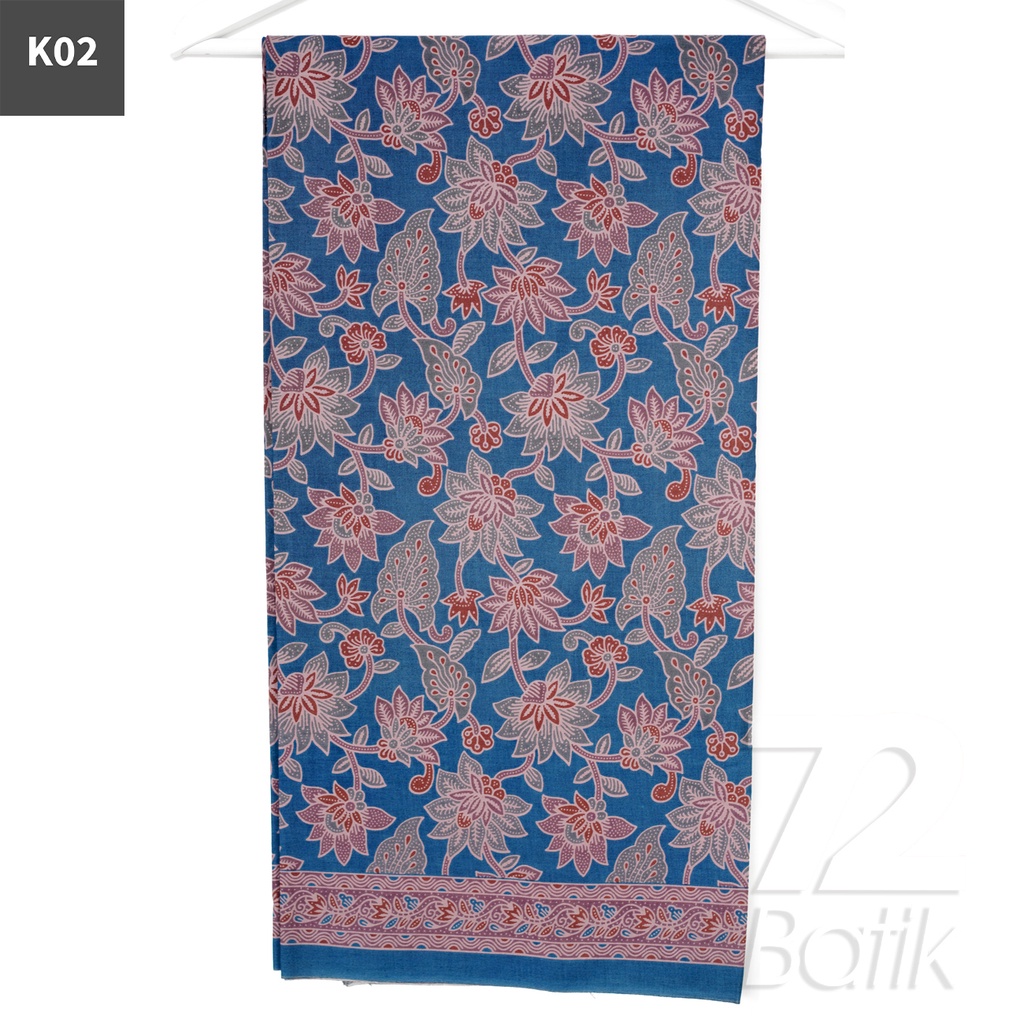 KAIN BATIK PREMIUM Bahan Katun Motif Daun Talas Warna Biru Tua Dongker 721872 Cap 72 Jarik Jarit Samping Kebat Panjang Batik Katun Modern Premium Bahan Seragam Batik Pernikahan Kantor Keluarga Murah Kamen Jadi Batik Bali Lembaran