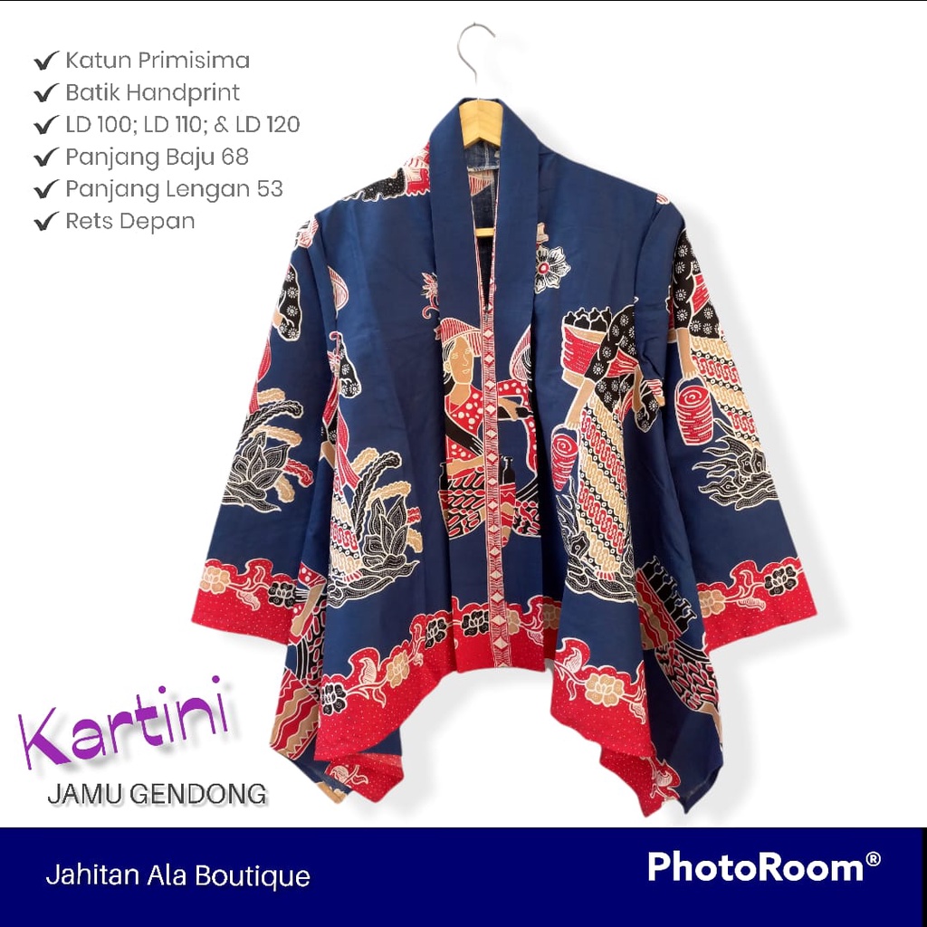 Blus kartini batik solo atasan kerja