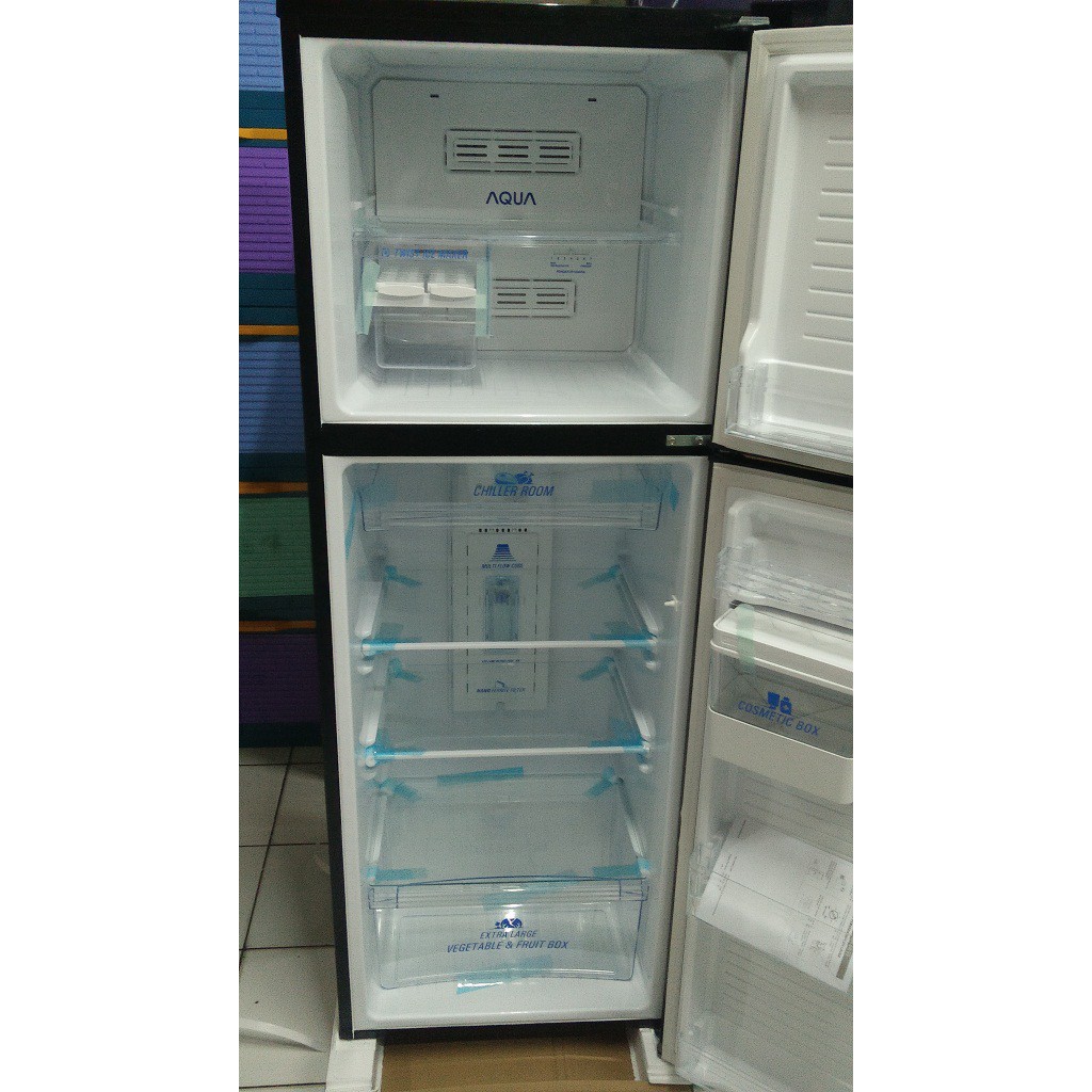 Kulkas Aqua 2 Pintu AQR 270 AQR270 AQRD270 S / DS Garansi Resmi Bandung Only