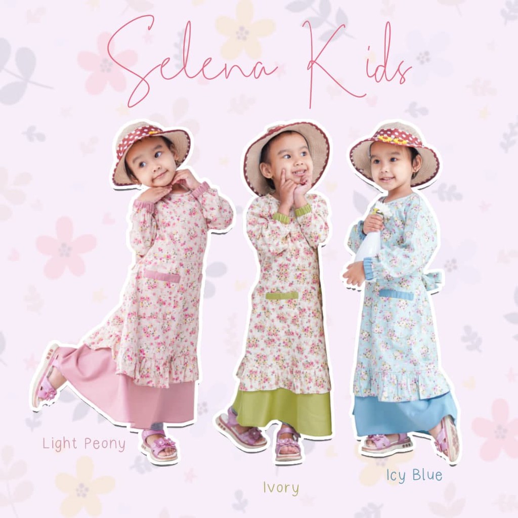 Selena KIDS Dress by ATTIN Gamis Couple Ibu Anak [PRE ORDER]