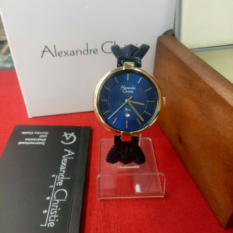 Jam Tangan Analog Wanita Alexandre Christie Ac 2872 LD Solid Stainless