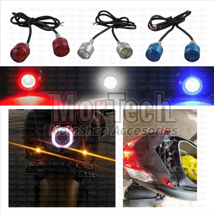 DRL Lampu Led Eagle Eye LED variasi Mata Elang Aksesoris Motor Nmax Aerox Byson