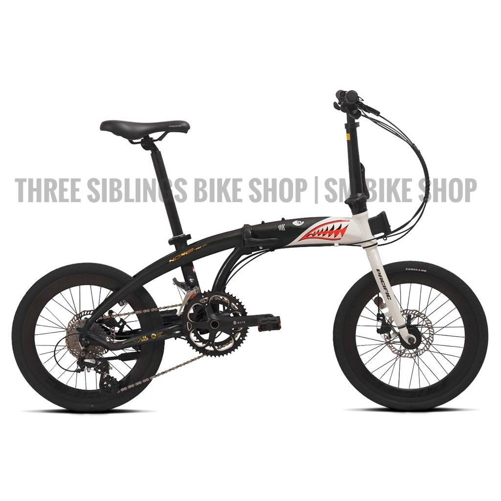 SEPEDA LIPAT PACIFIC NORIS NEXX 2.0 20 INCH HITAM PUTIH