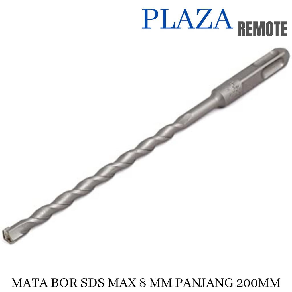 SDS MAX MATA BOR TEMBOK 8 MM BETON HAMMER DRILL PANJANG 200 MM