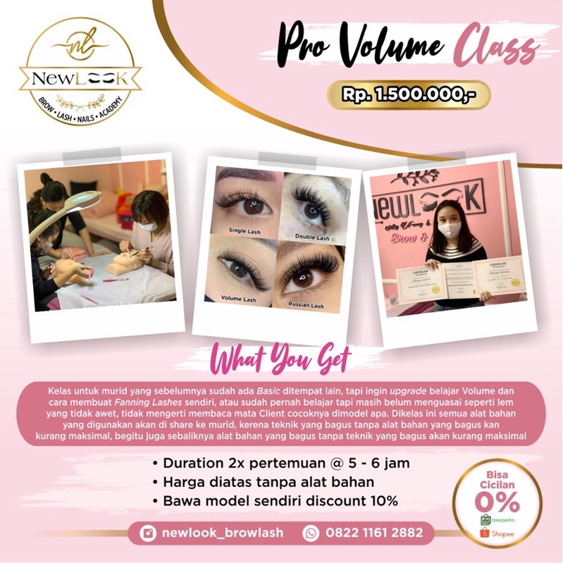 kursus eyelash extension (upgrade)