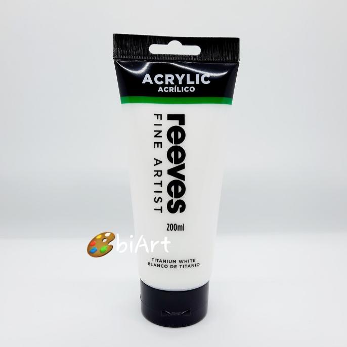 

TERMURAH Reeves Acrylic Paint 200ml Titanium White/CAT AKRILIK SET/CAT AKRILIK SET 24 WARNA/CAT AKRILIK PASTEL/CAT AIR/CAT AIR LUKIS SET/CAT AIR GIOTTO/KUAS LUKIS 1 SET/KUAS LUKIS KECIL/KUAS LUKIS LENGKAP/KANVAS LUKIS/KANVAS LUKIS SKETSA/KANVAS LUKIS