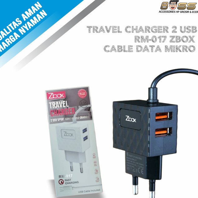 TRAVEL CHARGER LED RM-017 ZBOX