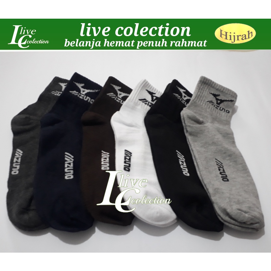 kaos kaki sport mizuno/kaos kaki olah raga dewasa pria&amp;wanita