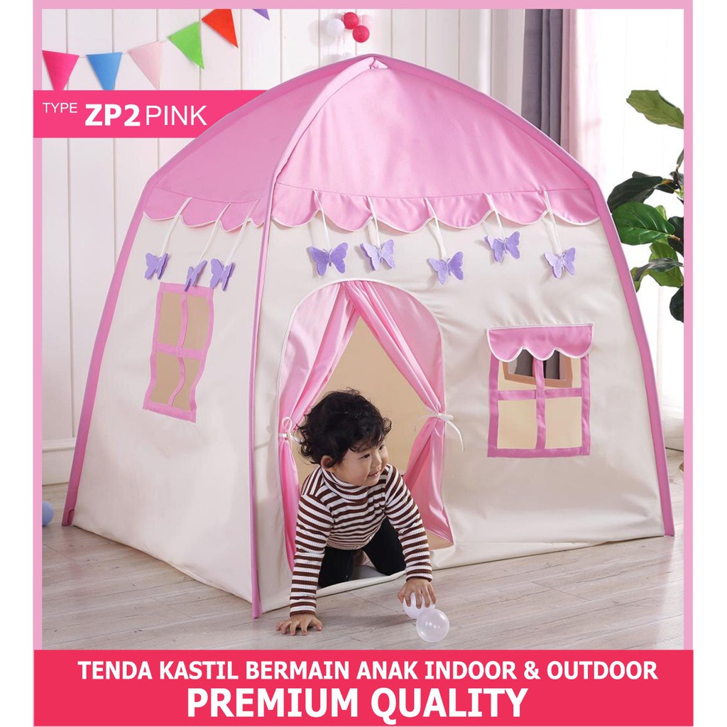 COD Tenda Instant Bermain Anak Tenda Mudah DiPasang GRATIS TAS Tenda Camping Indoor Outdoor Tenda Anak Tenda Mainan COD