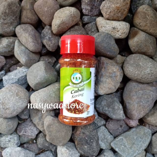 

Rempahku - 113 Cabai Kering Bumbu Tabur Cabe Chili Pepper Botol Netto 40gr
