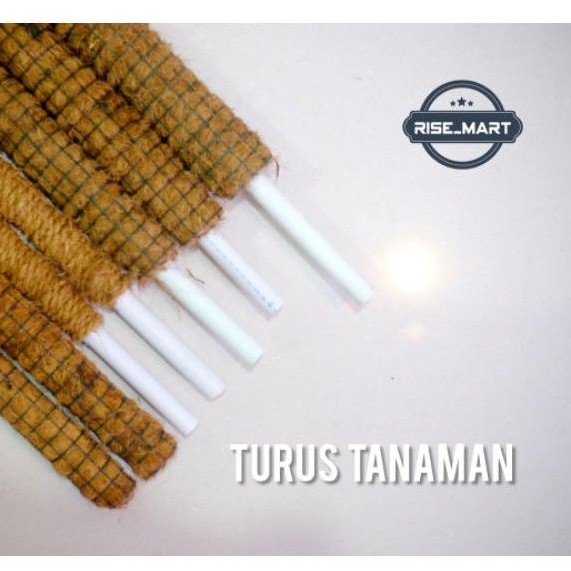 Turus tiang tanaman penyangga sabut kelapa cocofiber gagang tiang bunga rambatan tanaman