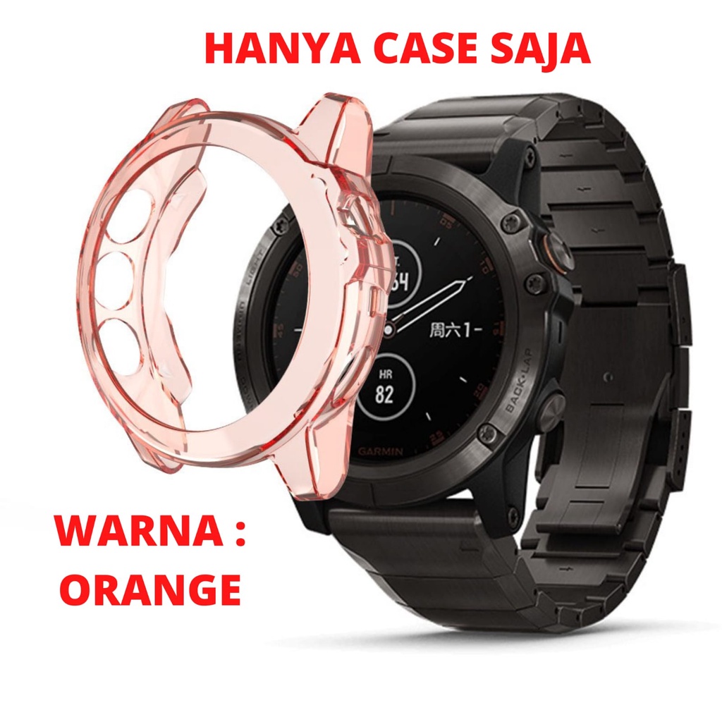 Garmin Fenix 5X Pro Case Silicone Protection Case Cover pelindung