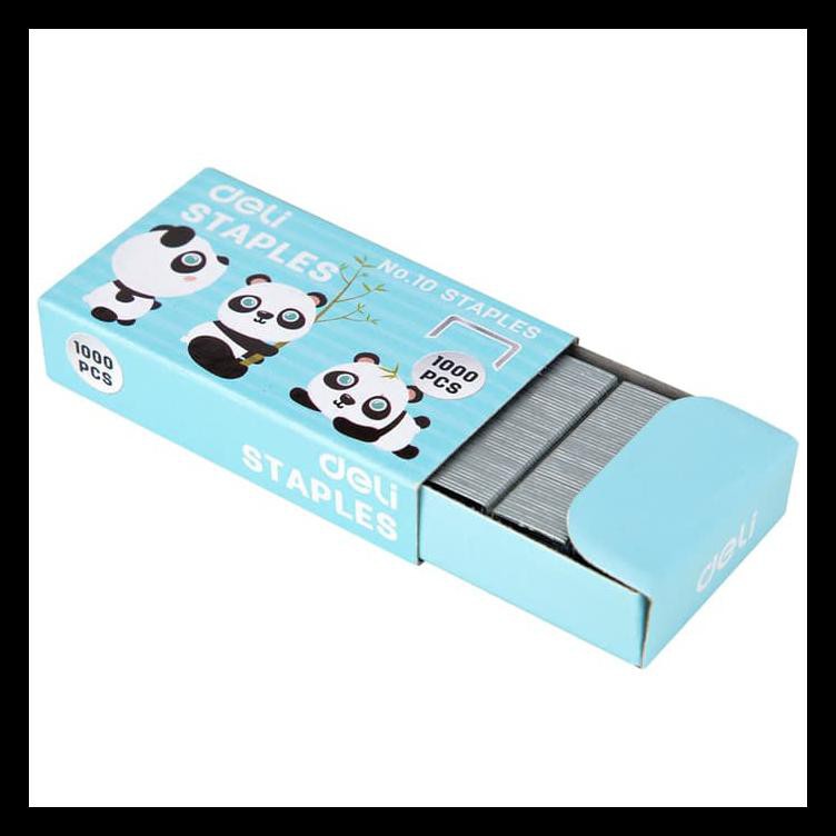 

Deli E0453 Hekter-Panda Mini Stapler #10 W/Staples Black/White Terpercaya