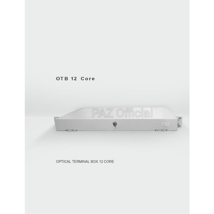 OTB 12 Core PAZ ORI lengkap pigtail & adapter merk PAZ juga