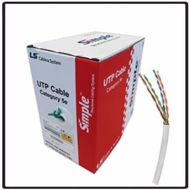 LS kabel LAN simple UTP cat.5e cat5e 305 meter ORIGINAL