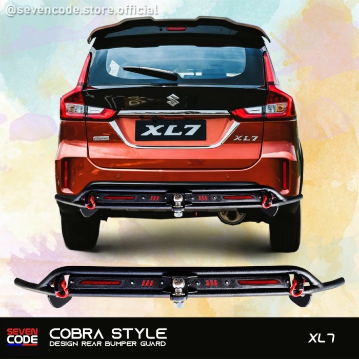 Rear Bumper Guard Towing Belakang Suzuki XL 7 Cobra SEVENCODE