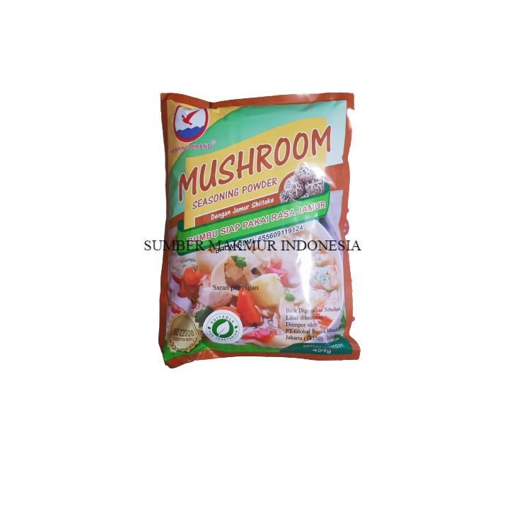 

Ready- Herring Brand Mushroom Seasoning Powder / Kaldu Jamur Shitake 454 Gram