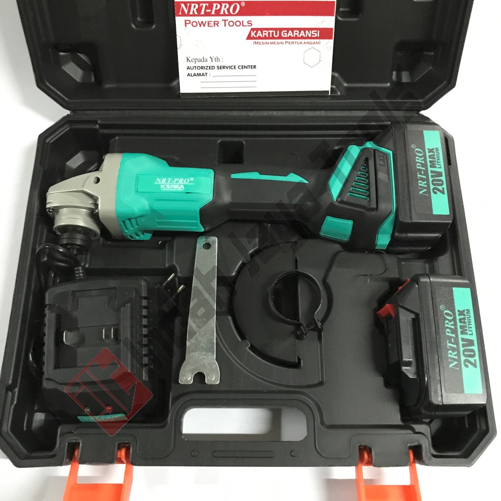 NRT-PRO TG-99 DC Cordless Mesin Gerinda Tangan 4 Inch 20 V - Grinder