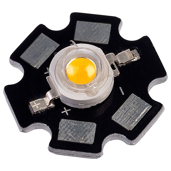 High power LED GRADE A - HPL 3w Pendingin Star - 100pcs