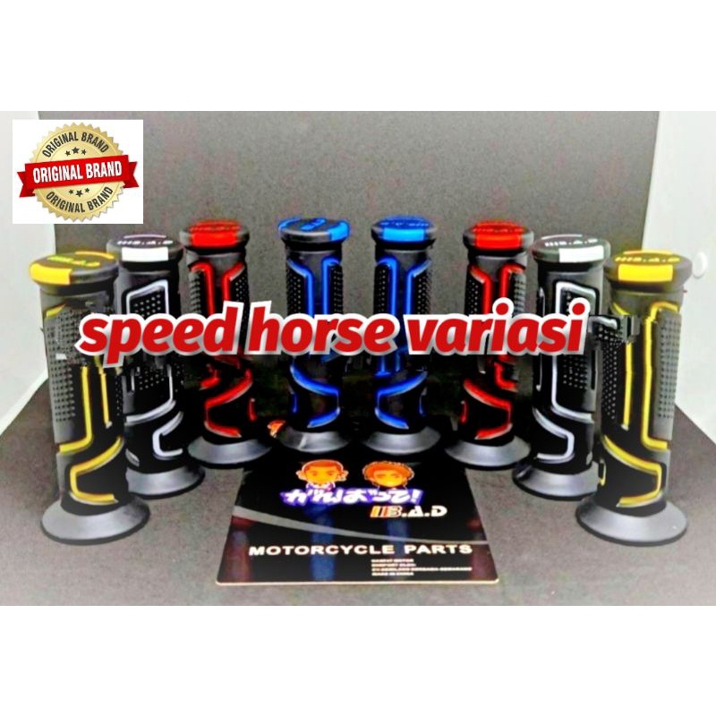 Handgrip BAD handgrip garis neon untuk semua motor universal