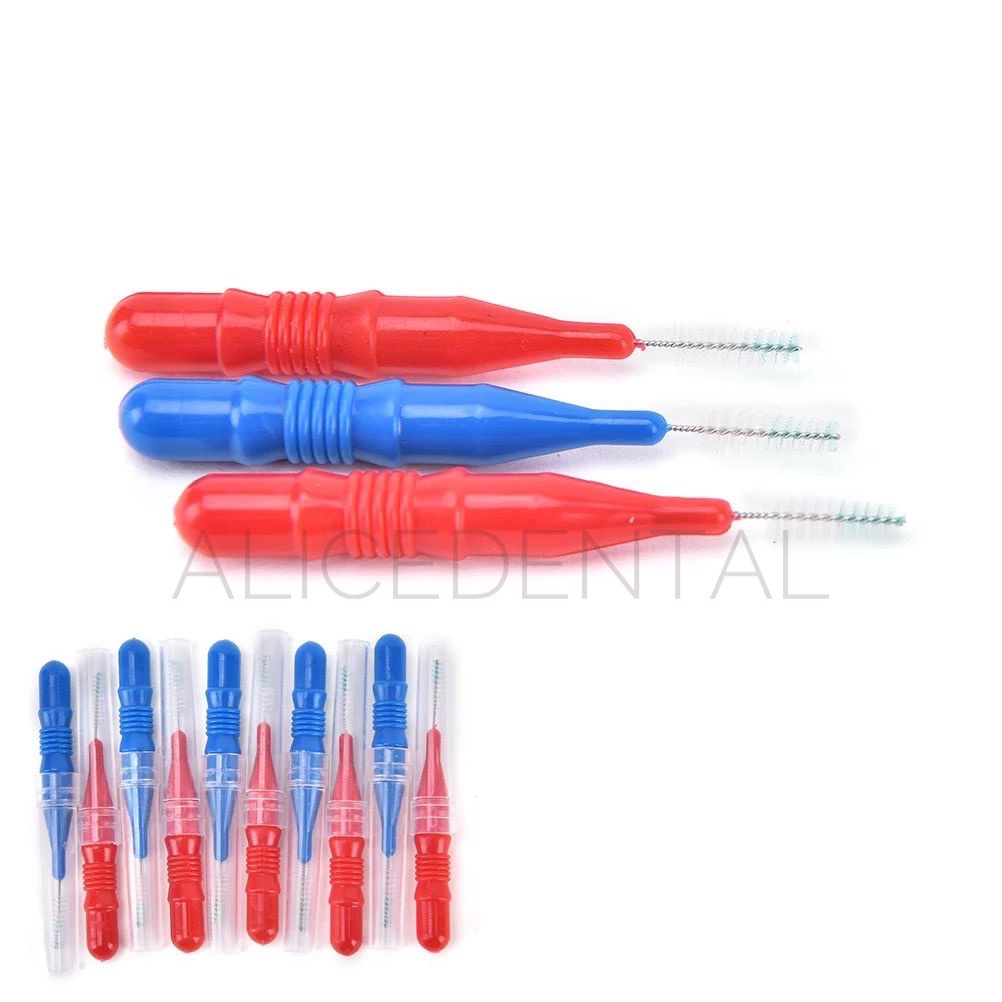 [Checkout Rp1000] Interdental brush sikat pembersih sela gigi ortho behel sikat gigi tooth pick dental floss