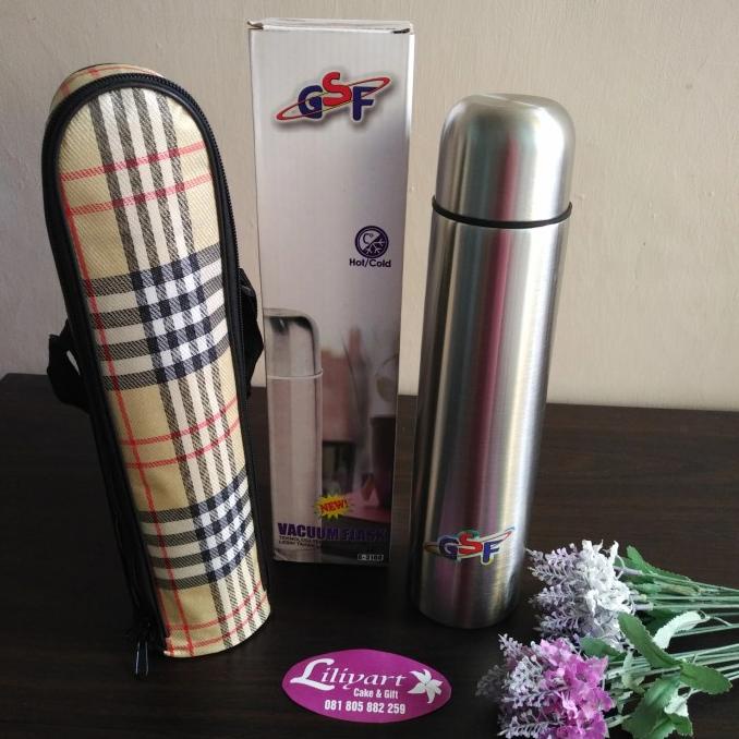 Sale Termos Stanlis Gsf 1Liter/ TERMOS AIR TERMOS STAINLESS VACUUM GSF MURAH TEMPAT TEH KOPI TERMOS 