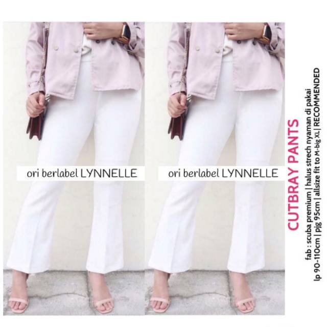 CUT BRAY PANTS / ORI BY LYNNELLE / BEST SELLER / CELANA / BAHAN / SCUBA / MURAH / HITS / KULOT