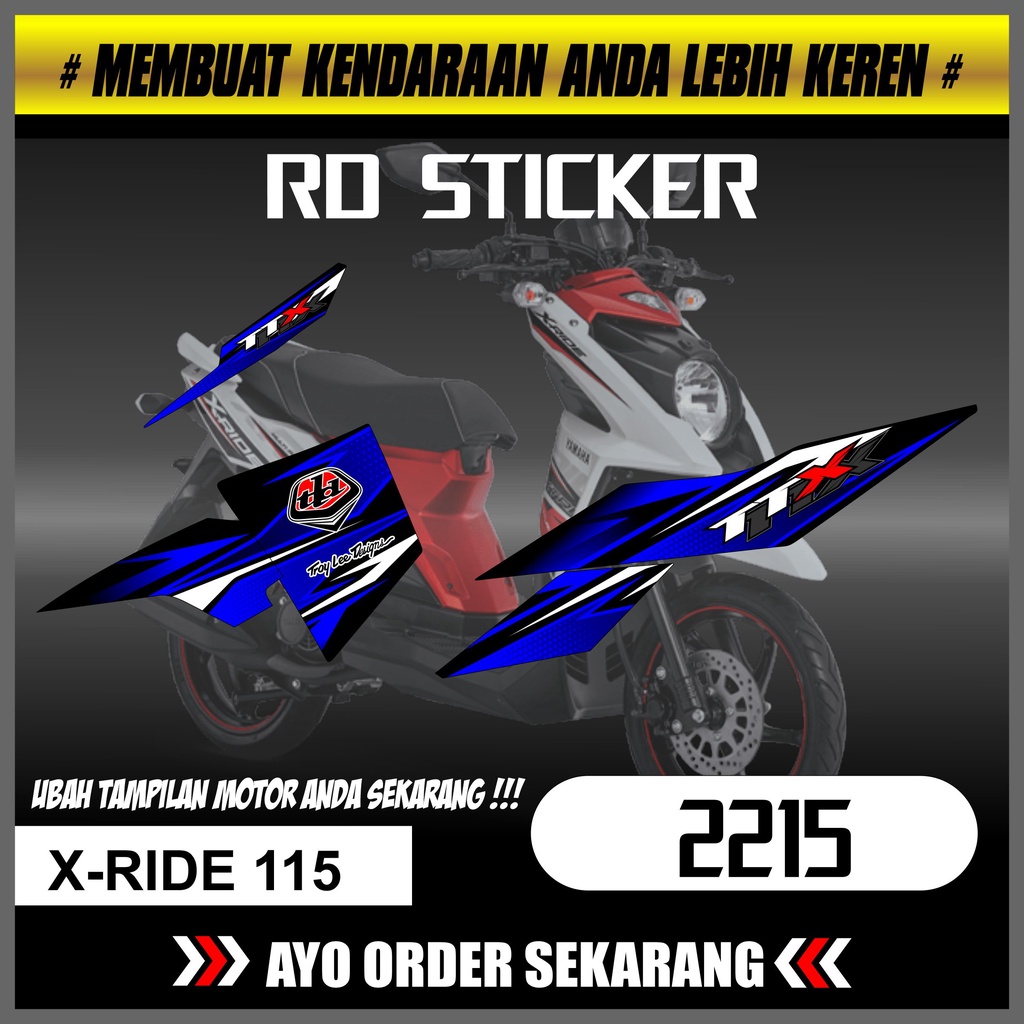 2215 Striping x-ride 115 Striping x-ride 115 Decal Motor x-ride 115 striping x-ride 115 STIKER STRIP