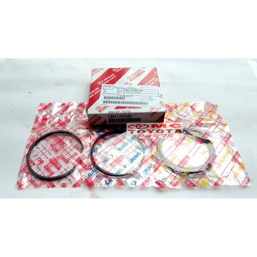 Ring Seher Set Piston Standard Yaris Sienta Calya Etios Agya Rush Avanza 13011-0Y030