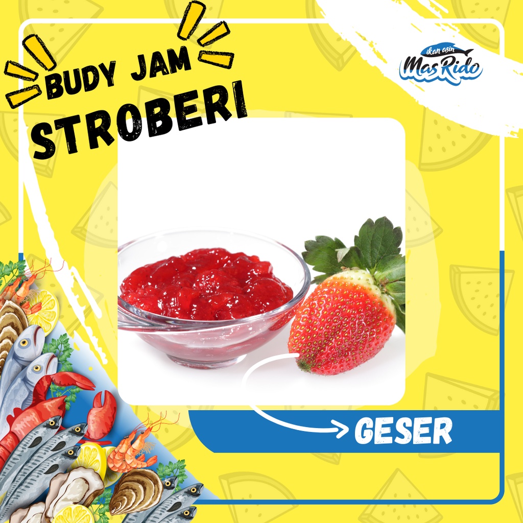 

Selai Strawberry Cup Selai Stroberi Budy Jam Stroberi 150 Gram Murah