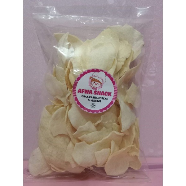 

keripik singkong gadung gurih renyah 150gram by afwa snack