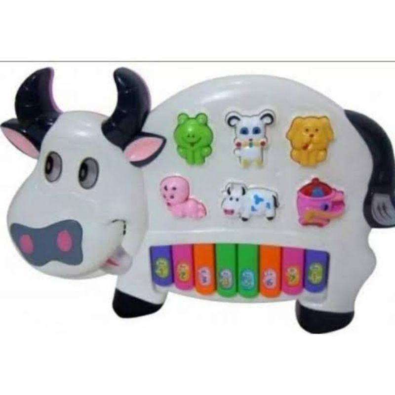mainan edukasi anak piano anak piano sapi
