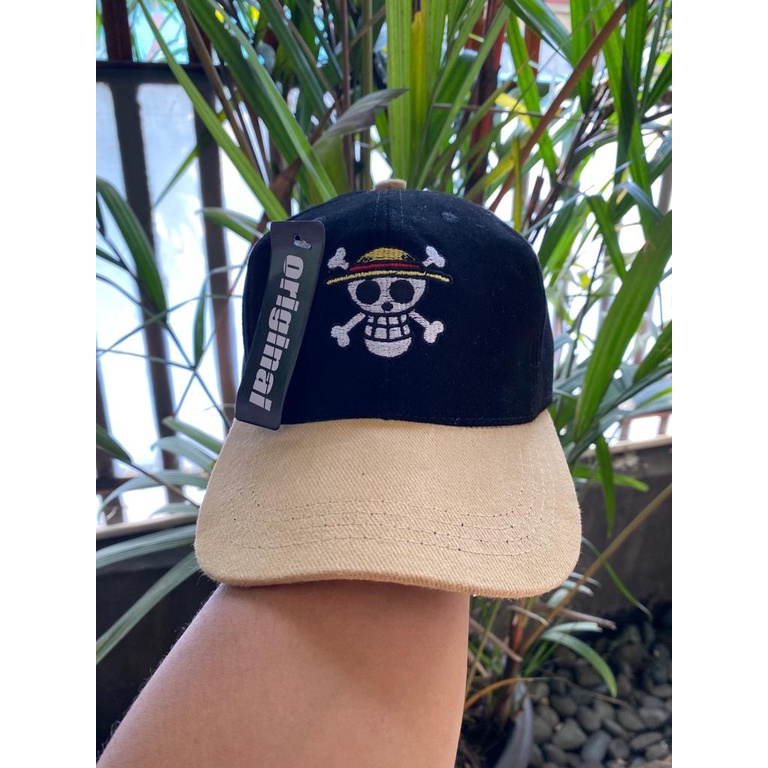 Terlaris Topi Baseball Bordir One Piece Topi Pria Motif Tengkorak kombinasi Sangat Keren  Cod