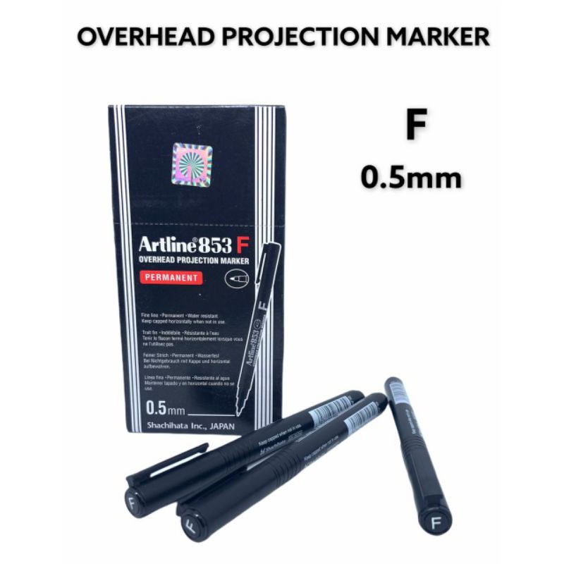 

ARTLINE spidol OHP Oerhead Project Permanent marker 0.5mm EK-853