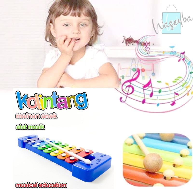 Alat Musik Pukul Kolintang Xylophone Motorik Anak/ Mainan Edukasi Anak