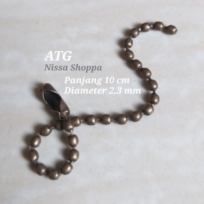

SALE Rantai Biji Lada 10cm / gross - ATG